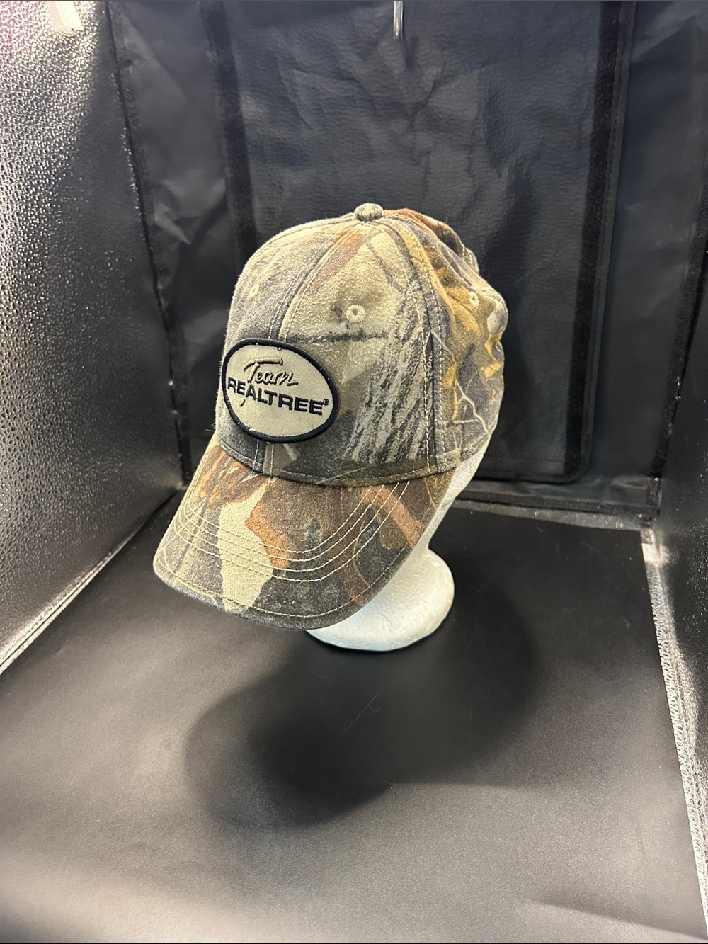 Realtree Camouflage Baseball Cap with Team Realtree Patch - Brown/Green